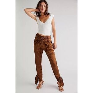 Free People Nicholas K Field Pant Chocolate Brown XS